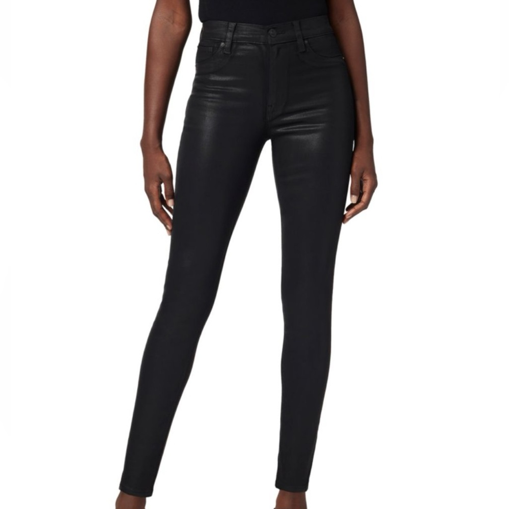 Hudson Jeans - Barbara High Rise Coated Super Stretch